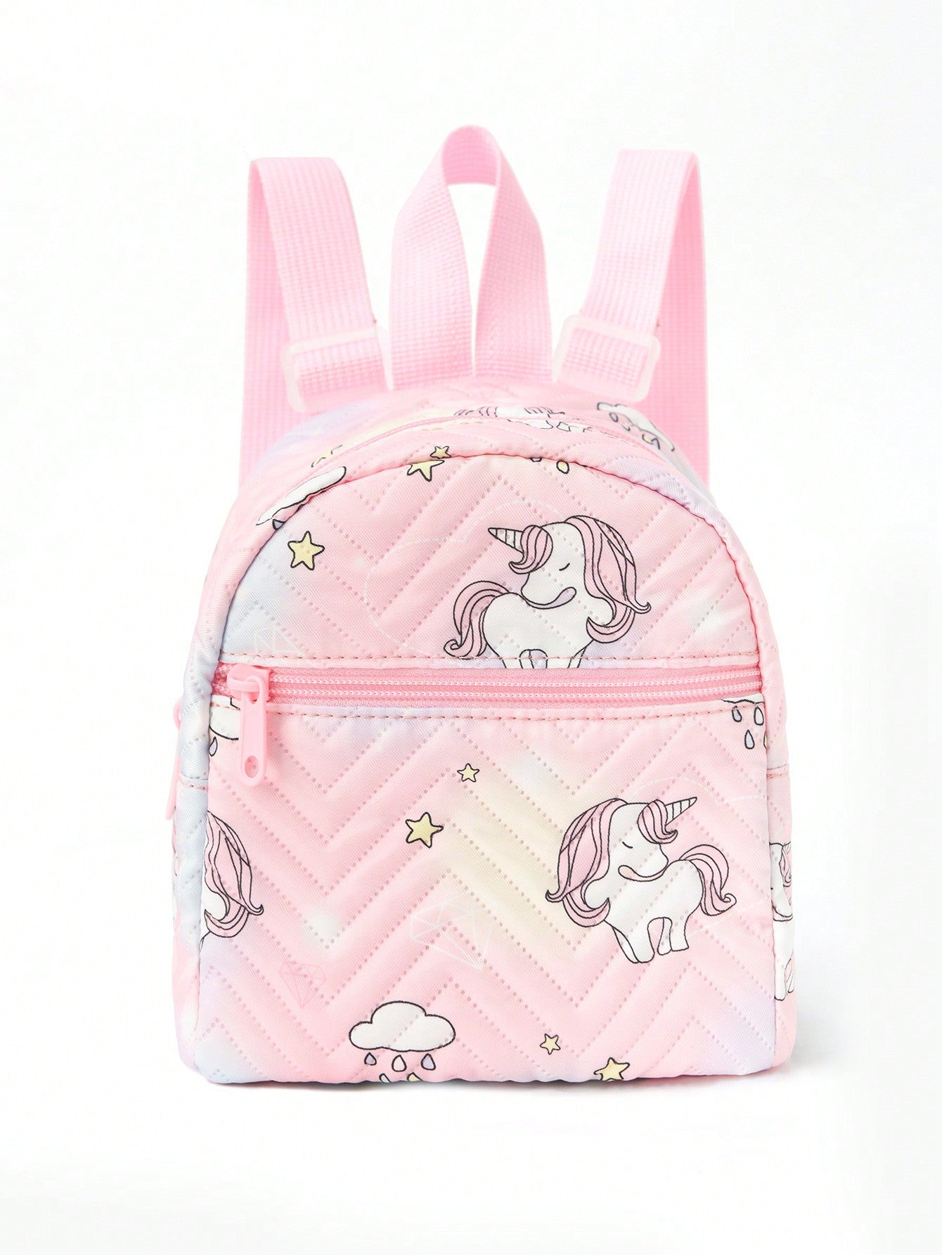 Foreign Trade Cross-border Hot-selling Backpack Women's Rainbow Multicolor PU Quilted Mini Backpack Fashion Casual High-end Sense Schoolbag