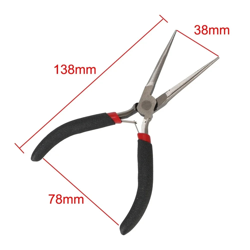 Professional Long Nose Plier Jewelry Pliers Tools Equipment Long Needle Round Nose Cutting Wire Pliers Repairing Handmade Tools