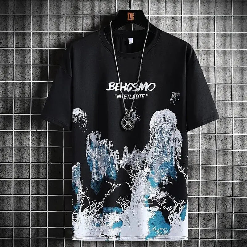 Behosmo Nitetladte Graphic Tee & Shorts Set