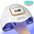 SUN X25 MAX UV/LED Nail Lamp – 81 LEDs, 4 Timer Settings