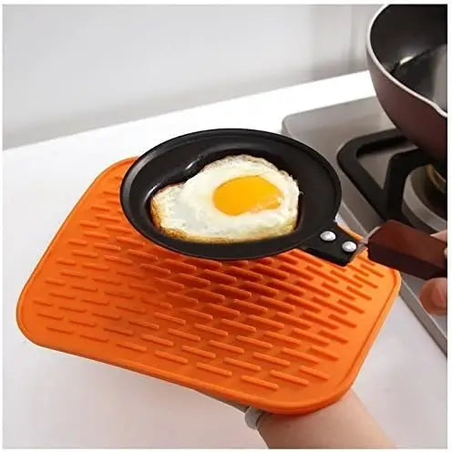 Silicone Heat-Resistant Kitchen Mat & Trivet
