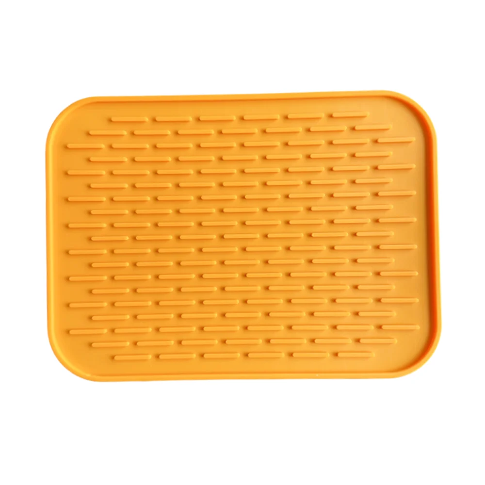 Durable Flexible Silicone Pot Holder Tableware Pad Coasters Pot Holder Non Slip Heat Resistant Hot Pad Tableware Insulation Pad