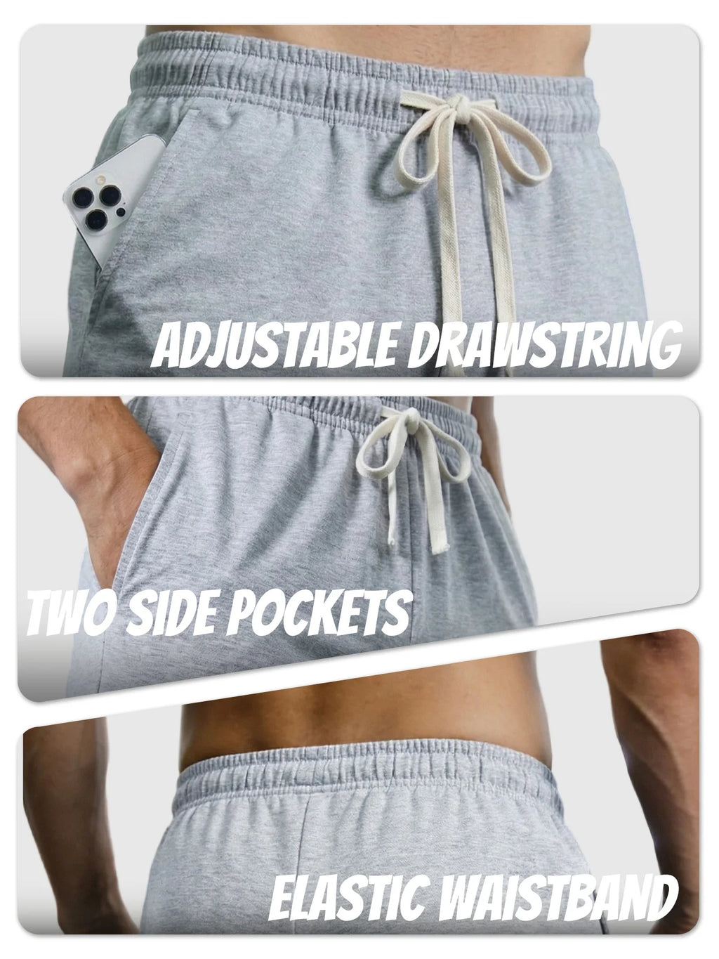 Men's Athletic Drawstring Shorts